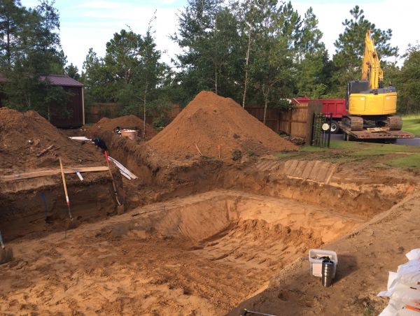 Pool Site Excavation in High Point